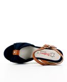 Distanc sandále LO052129099 modrá