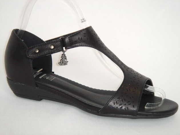 John Garfield sandále LO652602060 Čierna