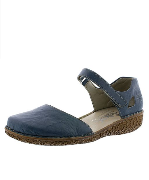 Rieker sandále QR952220098 modrá
